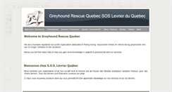 Desktop Screenshot of greyhoundrescuequebec.com